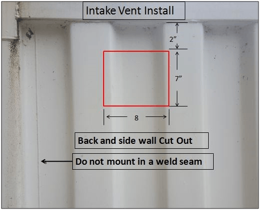 intake vent install